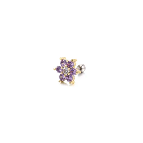Fashionable Flowers Ear Stud Women