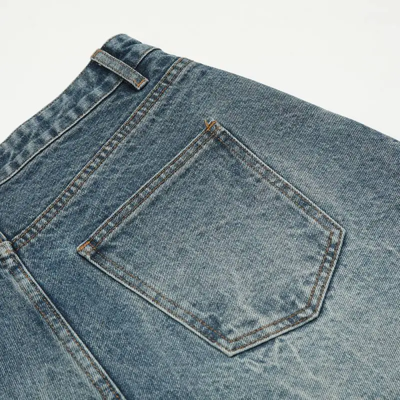Casual Loose Denim Shorts-3