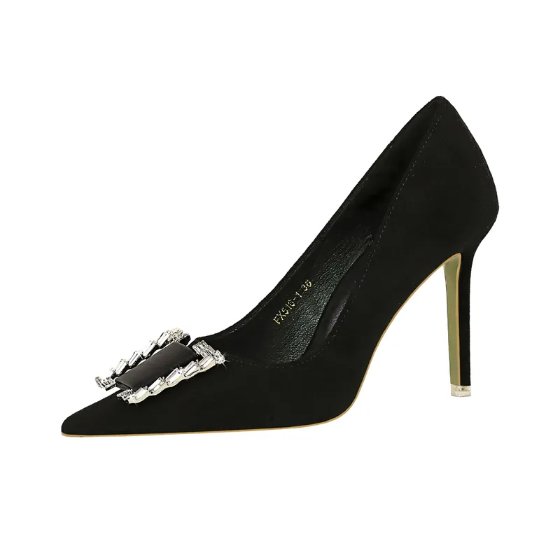 Plain Metal High Heels-0