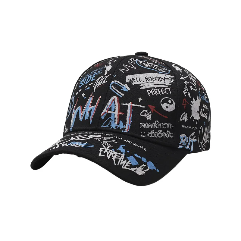 Graffiti Breathable Peaked Cap-5