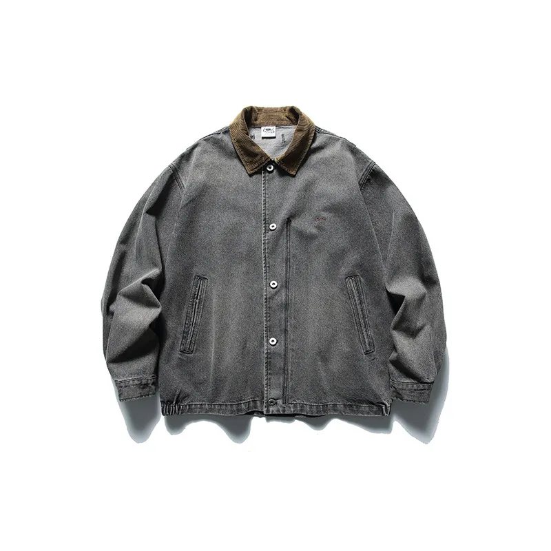Fashion Loose Denim Jacket-4