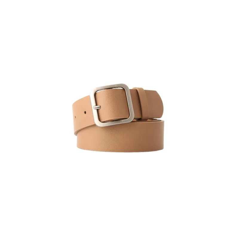 Simple Retro Leather Belt-4