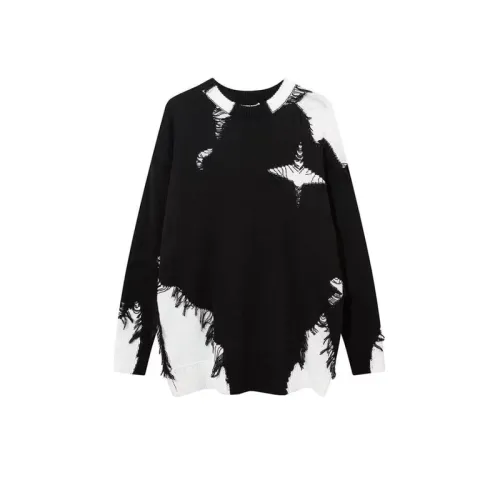 Tassel Contrast Color Sweater