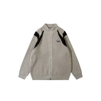 Contrast Knitted Jacket