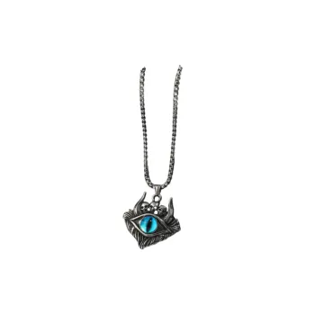Retro Devil's Eye One Read Magic Trend Stainless Steel Pendant Spot Necklace