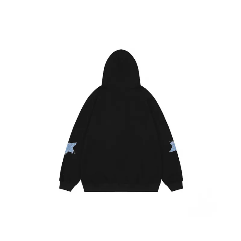 Retro Loose Polyester Hoodie-1