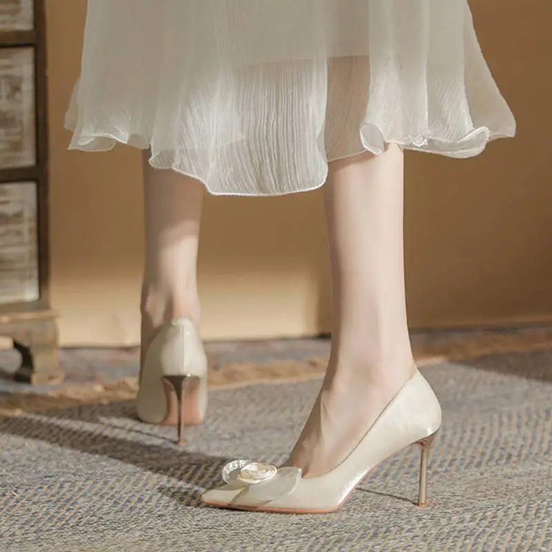 Casual Plain High Heels-1