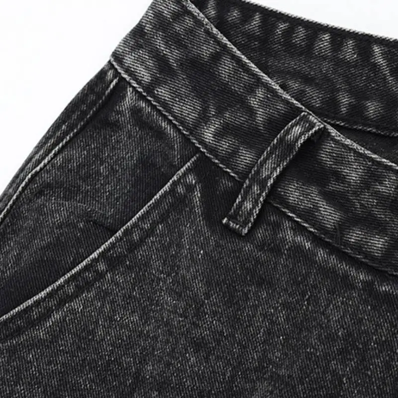 Distress Loose Jeans-3