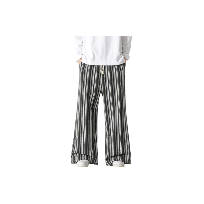 Retro Loose Cotton Blended Fabric Casual Pants-6