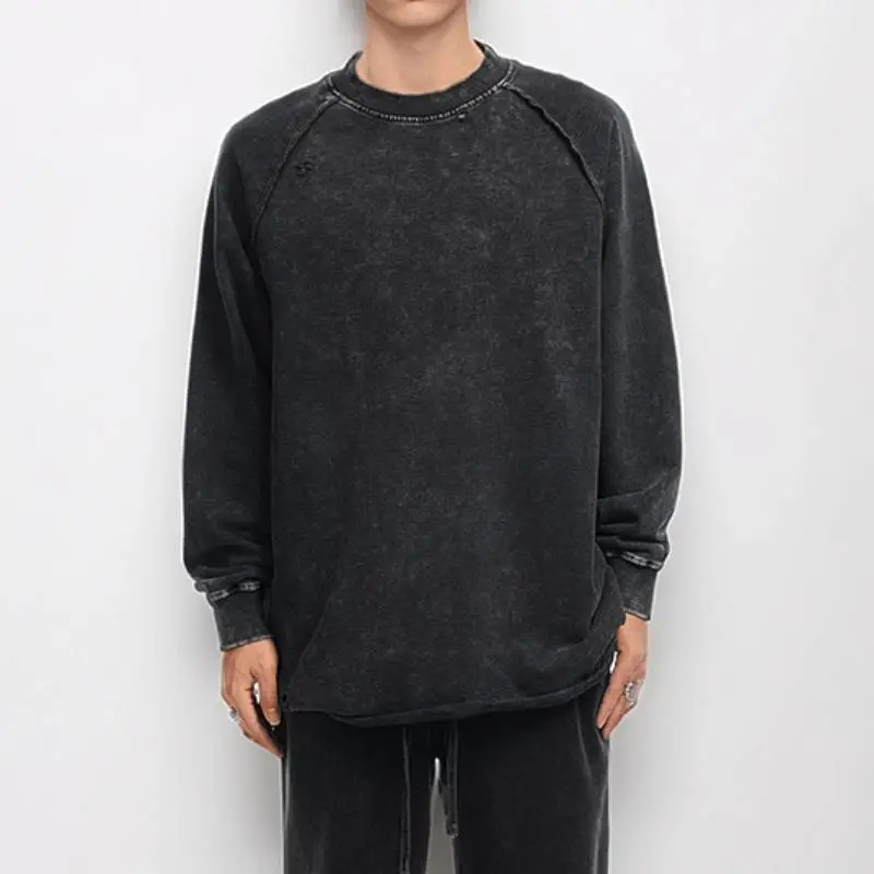Retro Loose 100% Cotton T Shirt-2