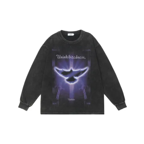 Design Washed Long Sleeve T Shirt