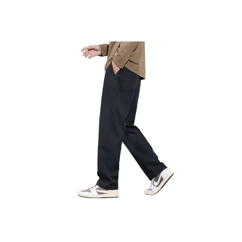 Breathable Loose Blended Synthetic Fabrics Casual Pants-8