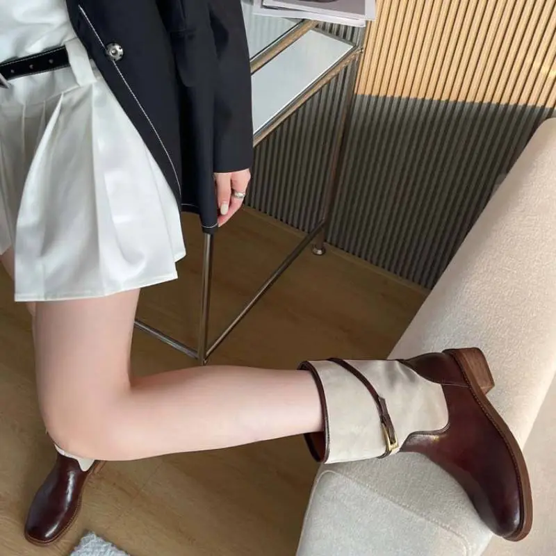 Retro Fashionable Ankle Boots-5