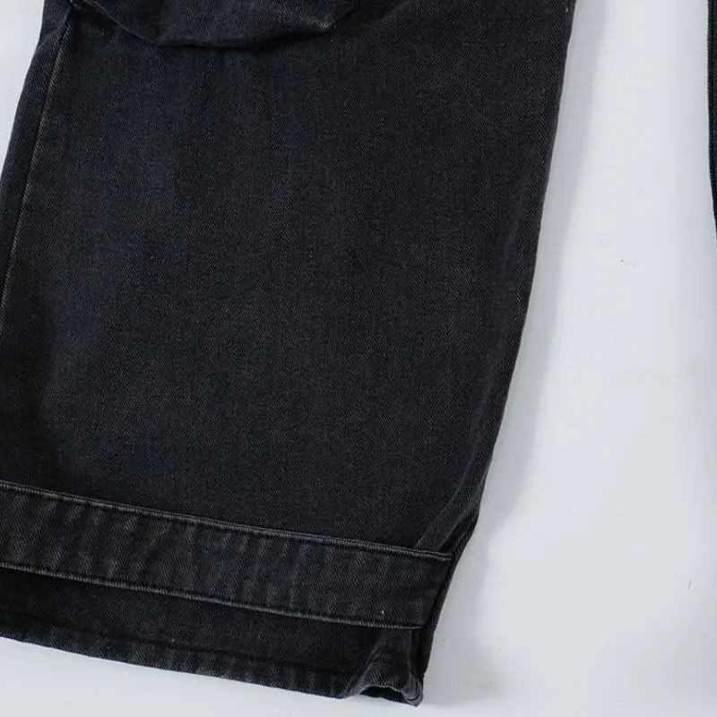 Loose Simple Cargo Pants-3