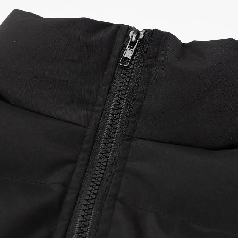 Basics Embroidered Blended Synthetic Fabrics Quilted Jacket-7
