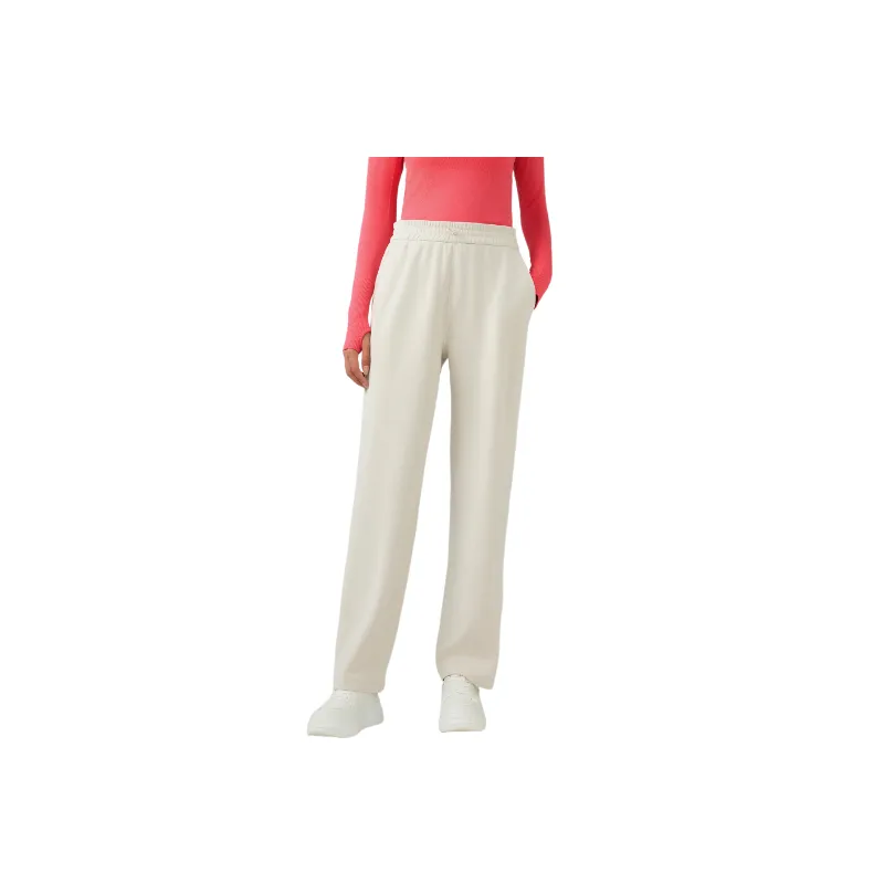 Casual Loose Cotton Blended Fabric Sports Pants Women-5