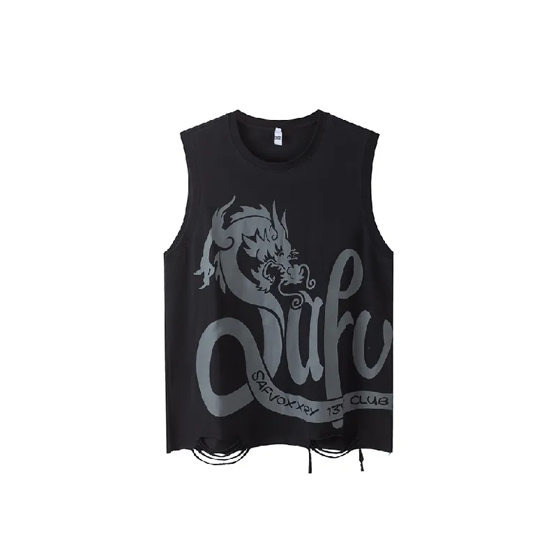 Casual Loose Cotton Vest-4