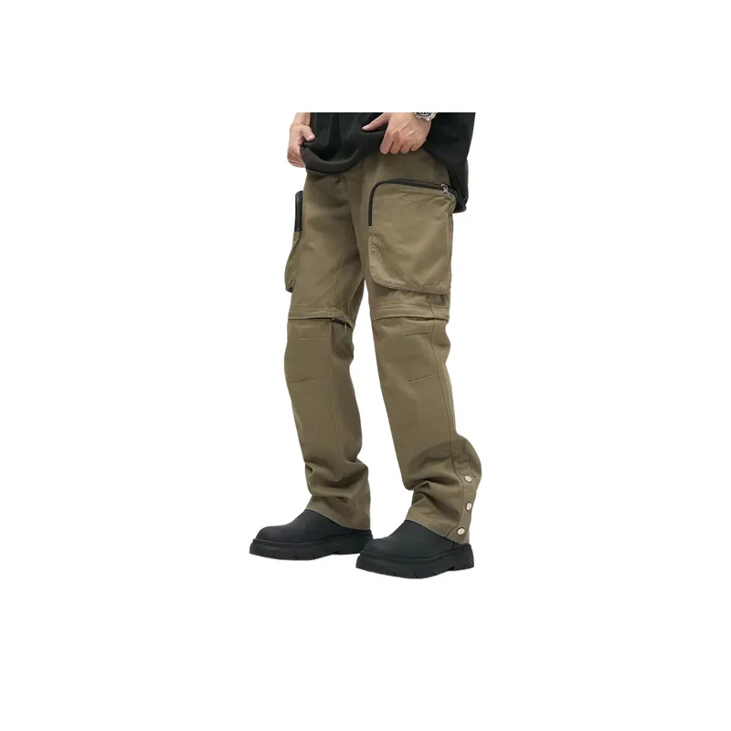 Trendy Loose Detachable Trousers-3