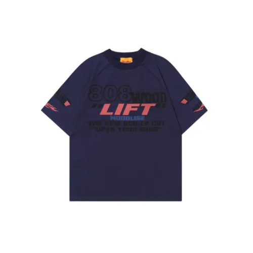 Trendy Loose Racing Lift T-Shirt