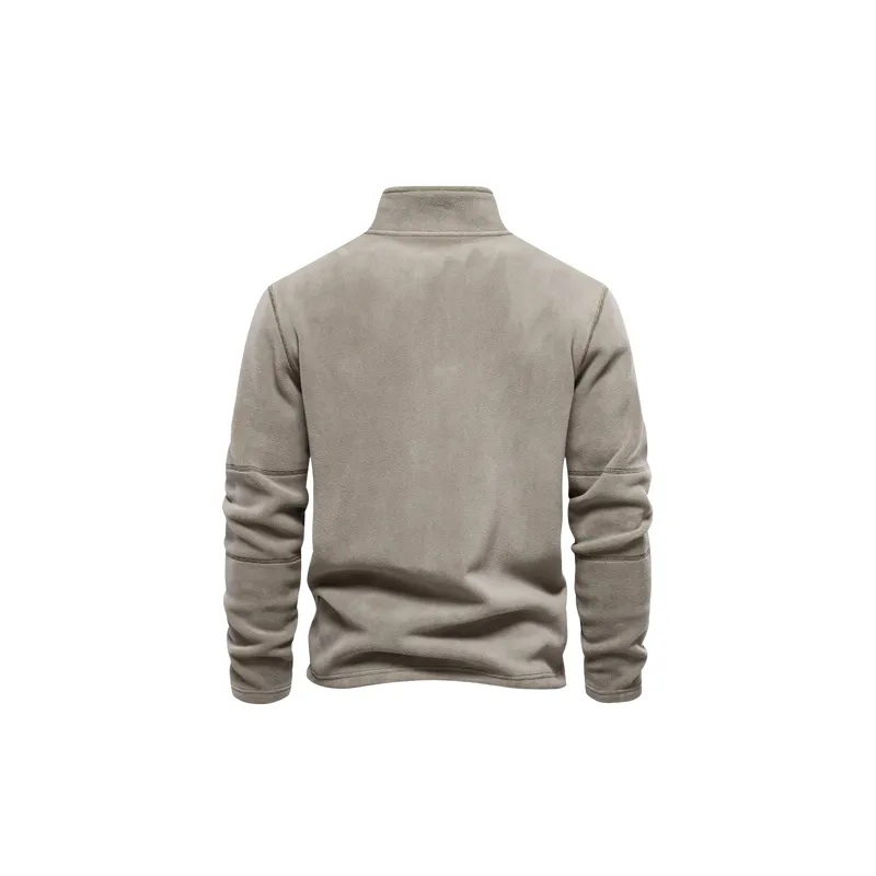 Simple Plain Polyester Sweatshirt-7