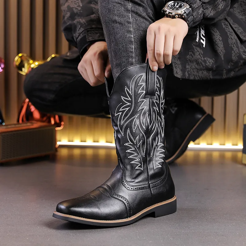 Fashion Retro Knee High Boots-1