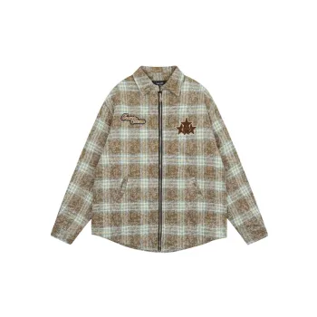 Asian Camous style Loose Cotton padded Casual Shirt Style Jacket