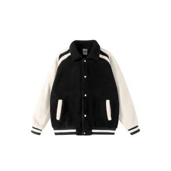 Lamb Velvet Ins Padded Stand Collar Cotton padded Coat
