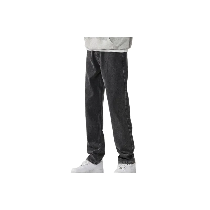 Loose Straight Leg Jeans-0
