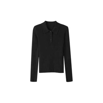 Casual Plain Boslan Knitwear Women