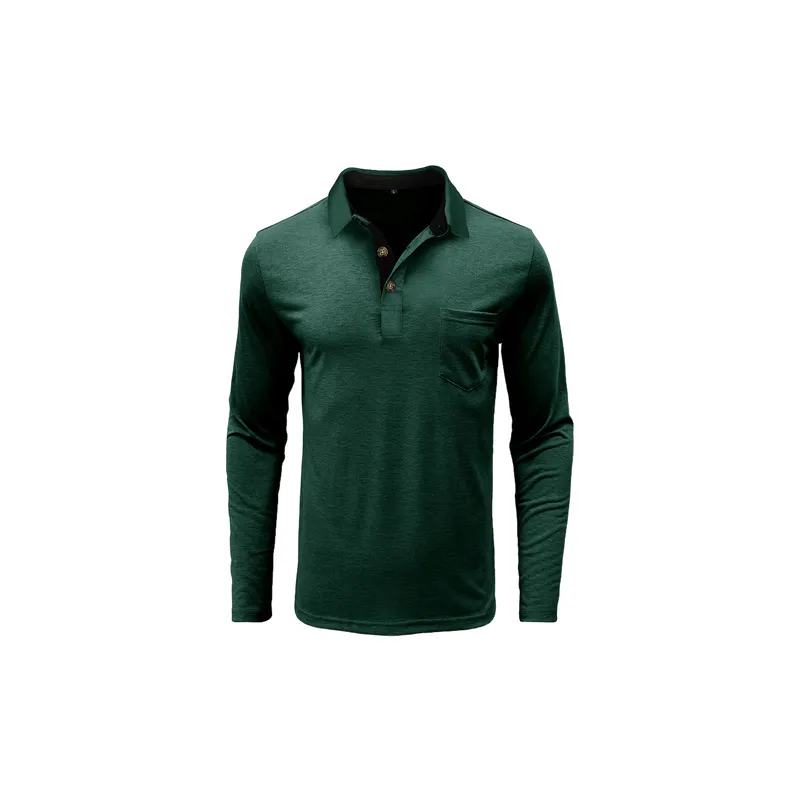 Simple Fashionable Cotton Blended Fabric Polo-8
