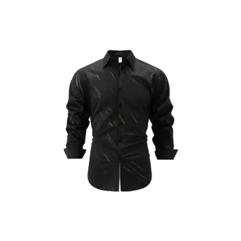 Fashionable Long Sleeve Cotton Blended Fabric Shirt