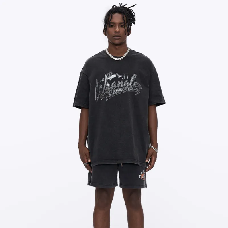 Retro Loose 100% Cotton T Shirt-10