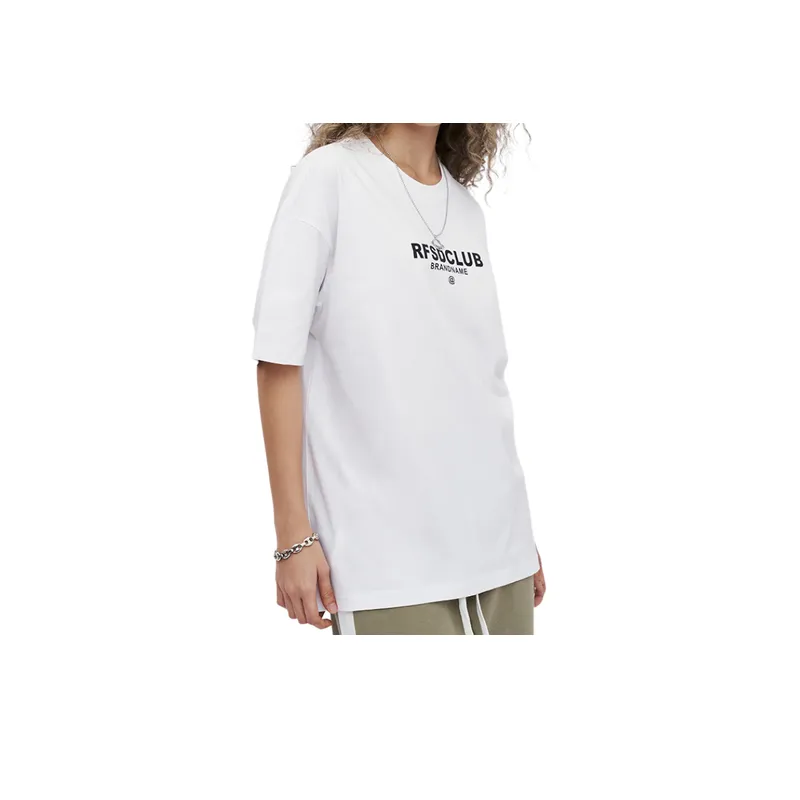Loose Gothic Letter T Shirt-2