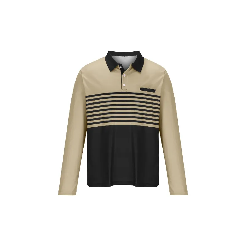 Fashionable Sports Cotton Blended Fabric Polo-0