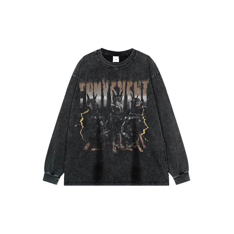 Washed Distress T Shirt-2