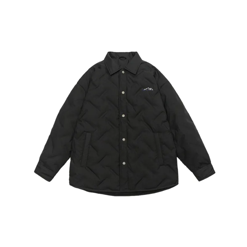 Casual Simple White Duck Down Jacket-4