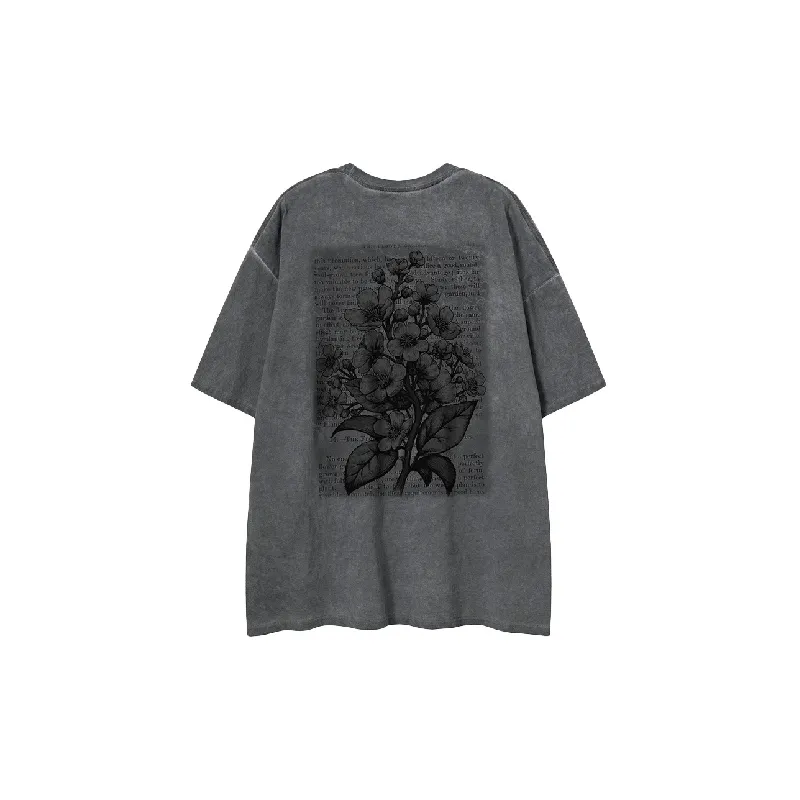 Retro Plants 100% Cotton T Shirt-5