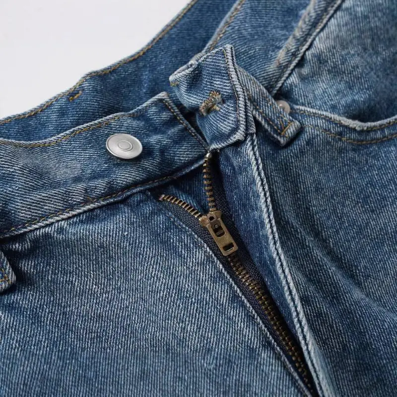 Retro Hip Hop Denim Shorts Unisex-3