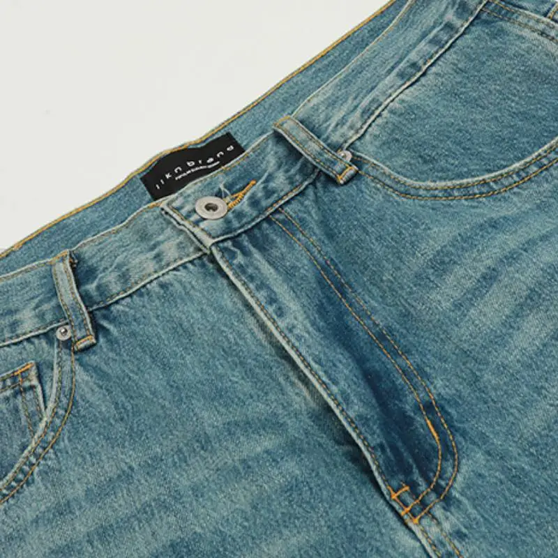 Retro Washed Jeans-4