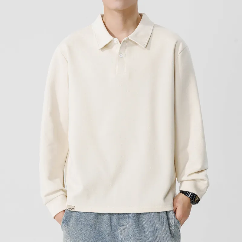 Casual Loose Pique Polo-3