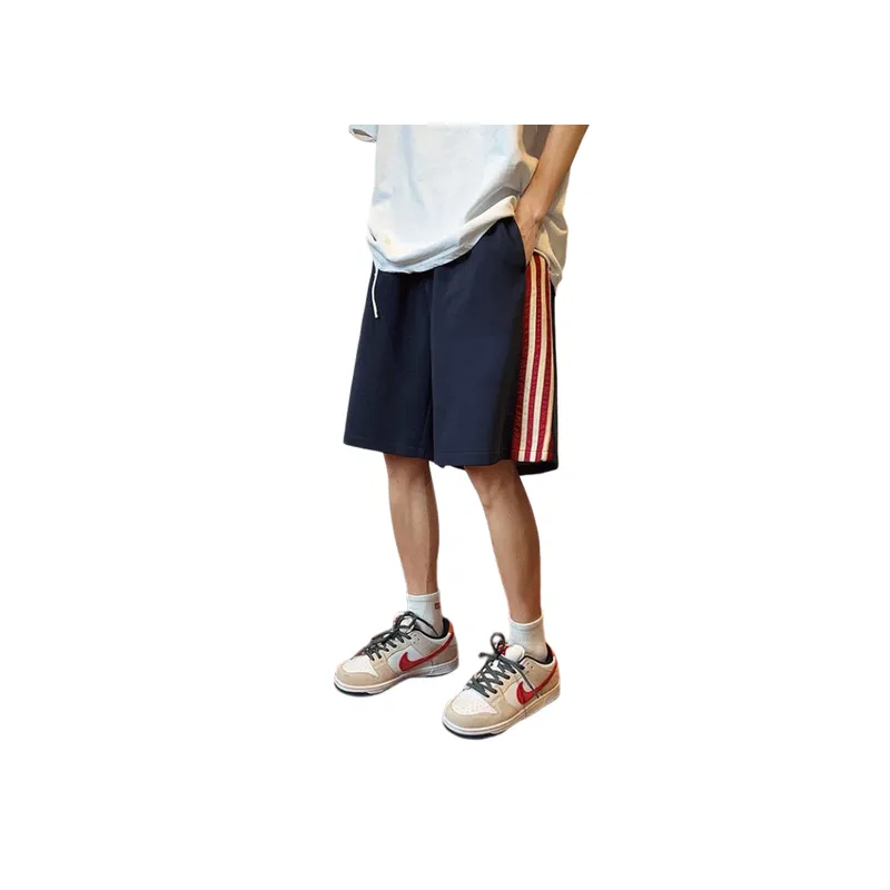 Casual Striped Sports Shorts-2