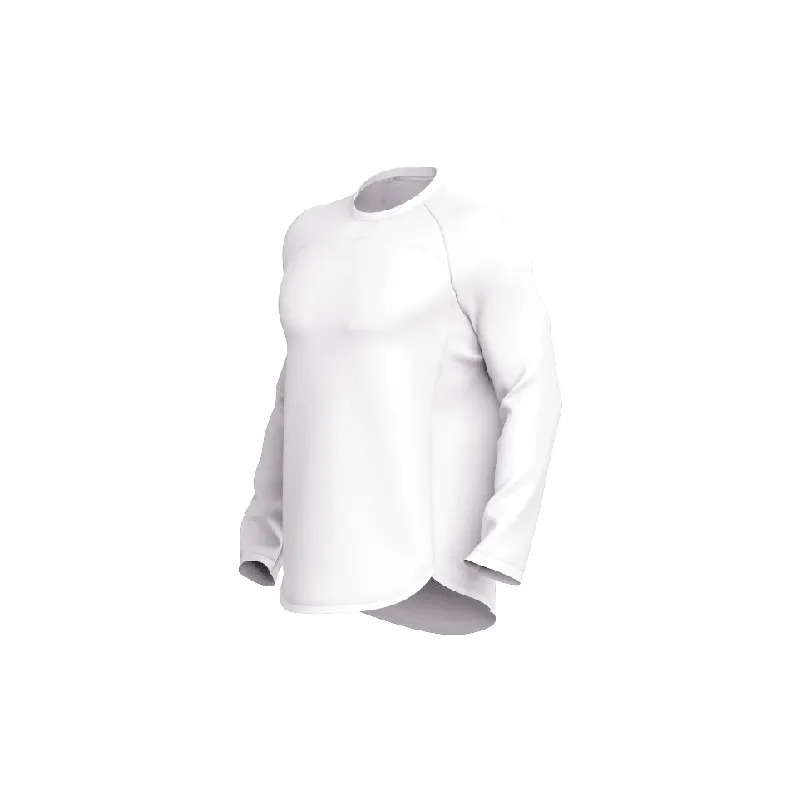 Simple Plain Blended Synthetic Fabrics T Shirt-4