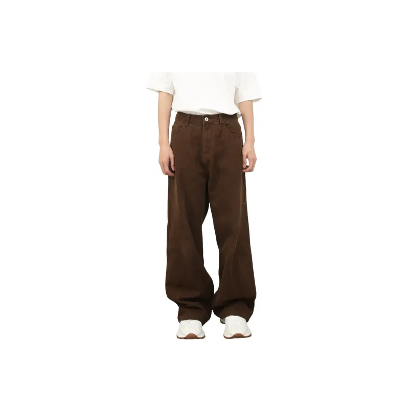 Retro Plain Jeans-1