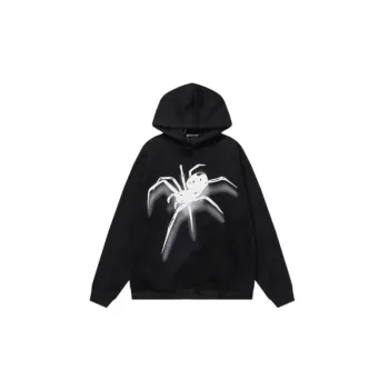 New Season Street Design Alphabet Loose Spider Hoodie