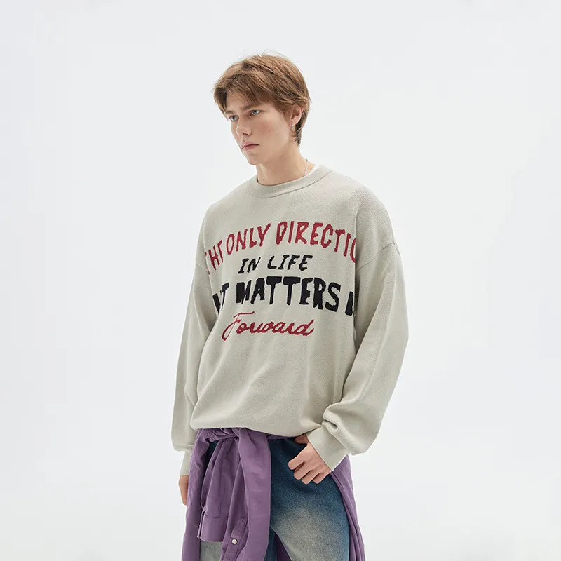 Fashionable Loose Sweater-6