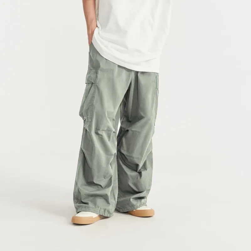 Casual Loose Cargo Pants-3