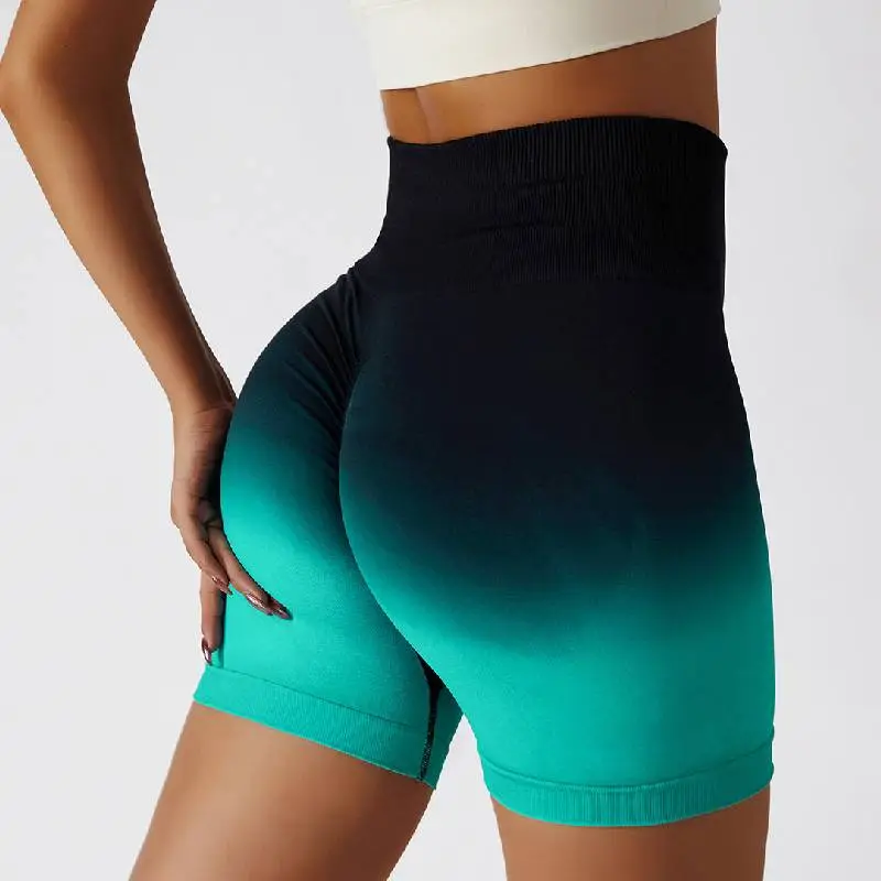 Casual Breathable Nylon Spandex Blend Sports Shorts Women-11