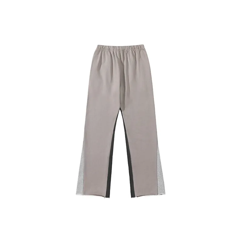 Splash Ink Stitching Drawstring High Street Pants-9
