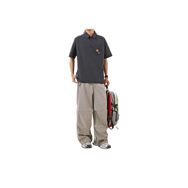 Loose Retro Polo Shirt-8