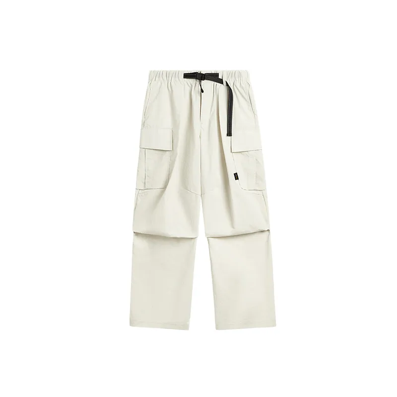 Basics Simple 100% Nylon Casual Pants-2